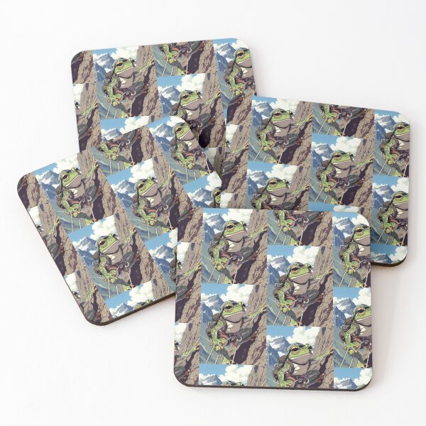Item preview, Cartoon Climber Frog designed and sold by ArtFunLifeShop.