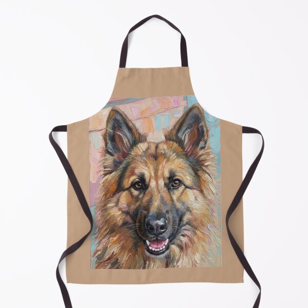 Item preview, Alsatian Oil Painting designed and sold by Pinkgnomie.