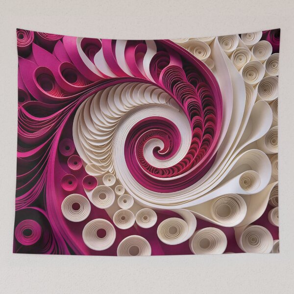 Item preview, Intricate Paper Curl Design designed and sold by Vicky Brago-Mitchell®.