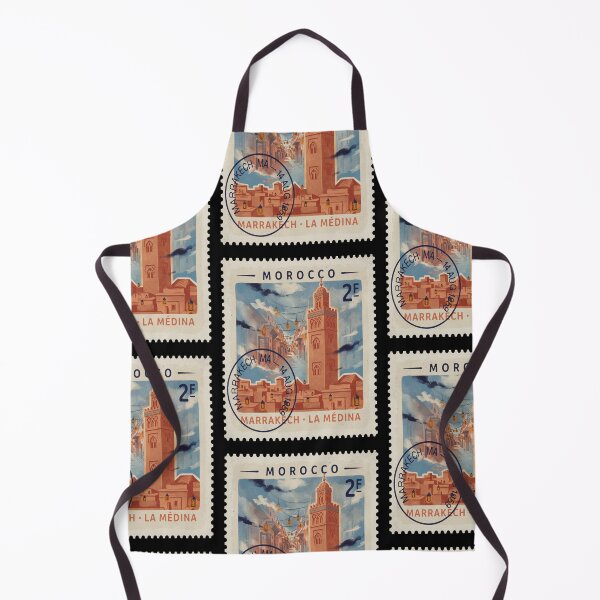 Item preview, Marrakech Medina Morocco Souk Koutoubia Stamp Sticker designed and sold by stickercuffs.