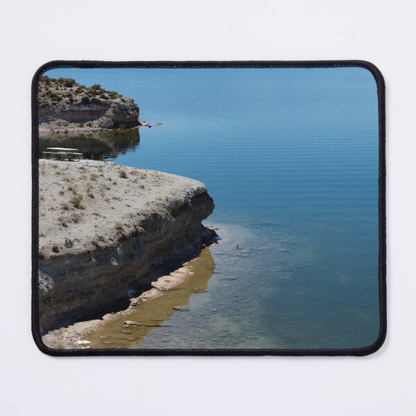 Item preview, Vertical of shoreline of South Fork Reservoir designed and sold by lisavonbiela.