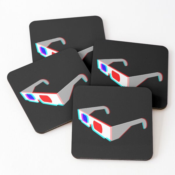 Item preview, 3D Glasses [ONLY PRINT ON BLACK] designed and sold by Drendalgami.