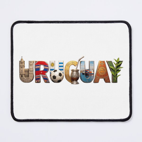 Item preview, Uruguay – Culture & Landmarks Word Art designed and sold by VladisWorld.