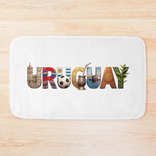 Item preview, Uruguay – Culture & Landmarks Word Art designed and sold by VladisWorld.