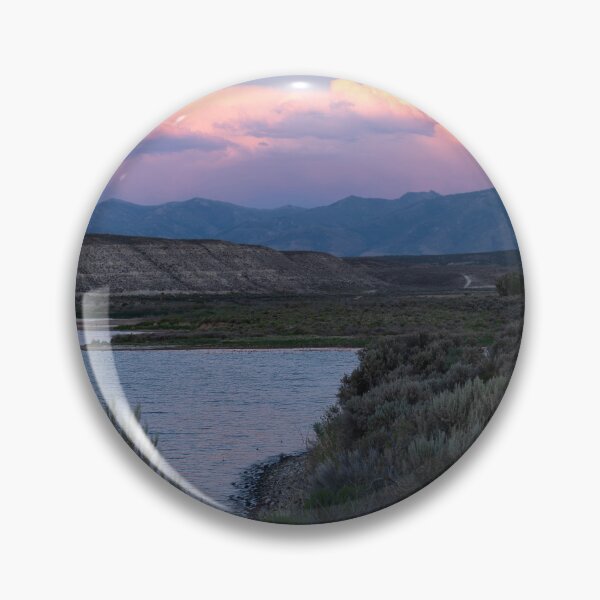 Item preview, Sunset and colorful clouds over South Fork Reservoir designed and sold by lisavonbiela.