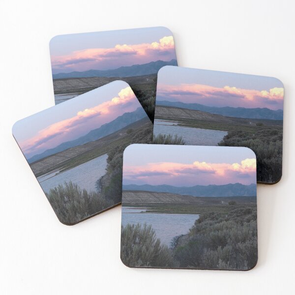 Item preview, Sunset and colorful clouds over South Fork Reservoir designed and sold by lisavonbiela.