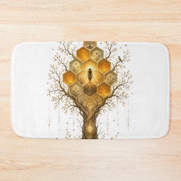 Item preview, Rooted in Harmony – Sacred Honeycomb Tree designed and sold by SacredLensV.