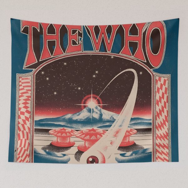 Item preview, The Who Original Custom Vintage Music Poster Wall Art designed and sold by Cool Robot Bro..