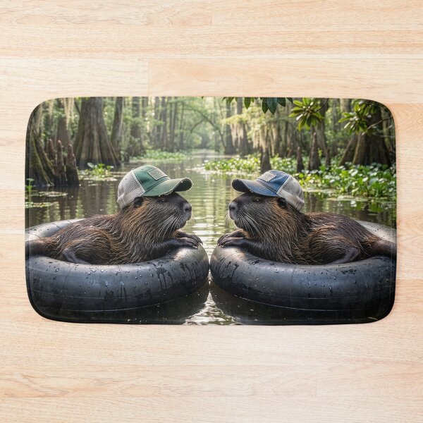 Item preview, Nutria Friends Tubing the Atchafalaya designed and sold by Tridentulus.
