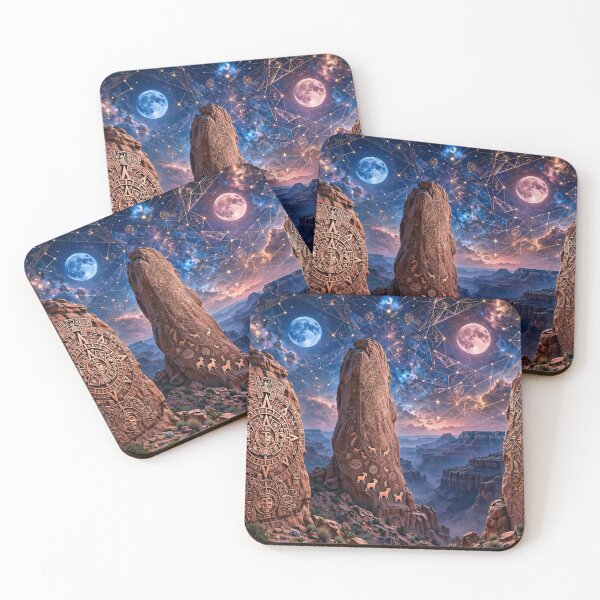 Item preview, Solstice at Red Rocks - Desert Mysticism Aztec Sandstone Monoliths designed and sold by 303 Visionary Prints .