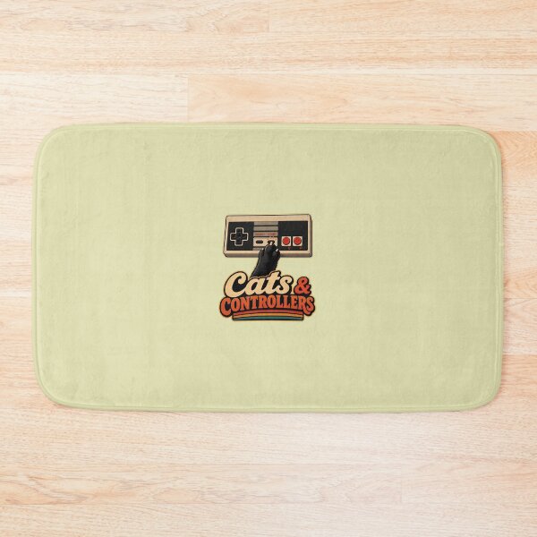 Item preview, Cats and Controllers Retro Vintage Gaming Design designed and sold by Aliplus+.