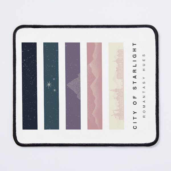Item preview, ‘City of Starlight’ Romantasy Hue Palette Special Edition Graphic Artwork designed and sold by The Colourful Game.