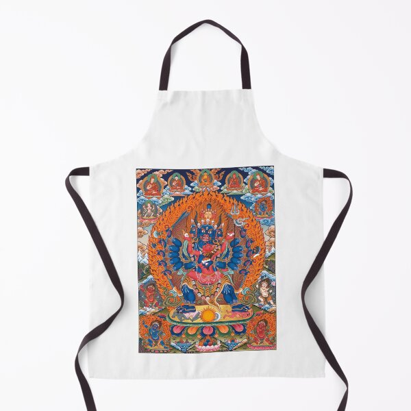 Item preview, Tibetan Buddhist Wrathful Deity Thangka Spiritual Art designed and sold by TeeARTHY.