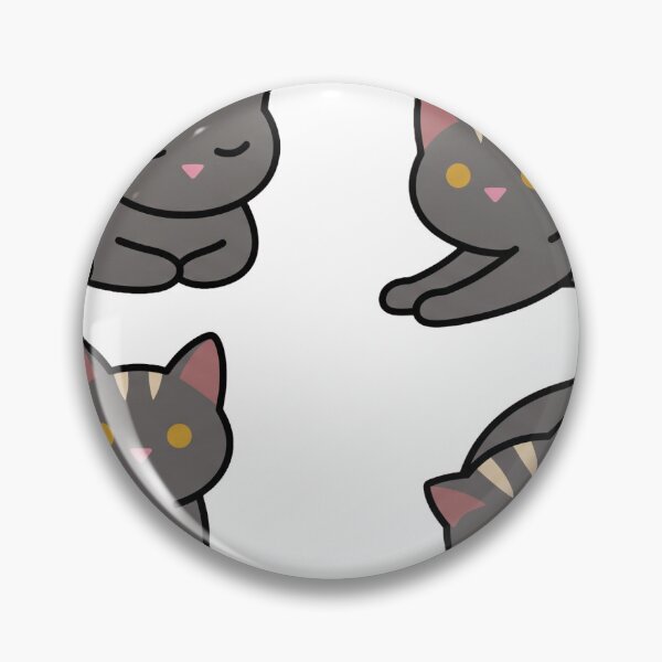 Item preview, Loafing Tabby Cat Poses Sticker Sheet Illustration designed and sold by Ninjacatoff.