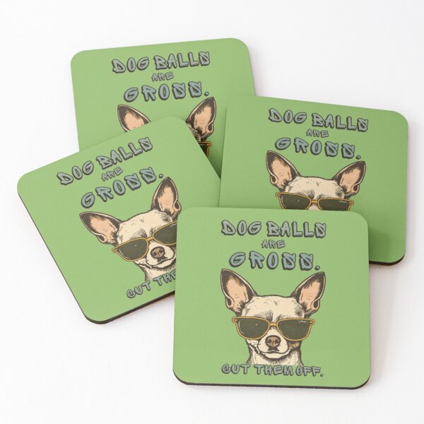 Item preview, Dog Balls Are Gross Cut Them Off  designed and sold by darametzgerart.