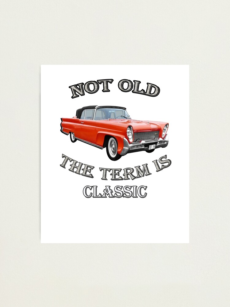 Classic Vintage Cars Design Great for Birthday or Retirement Gift