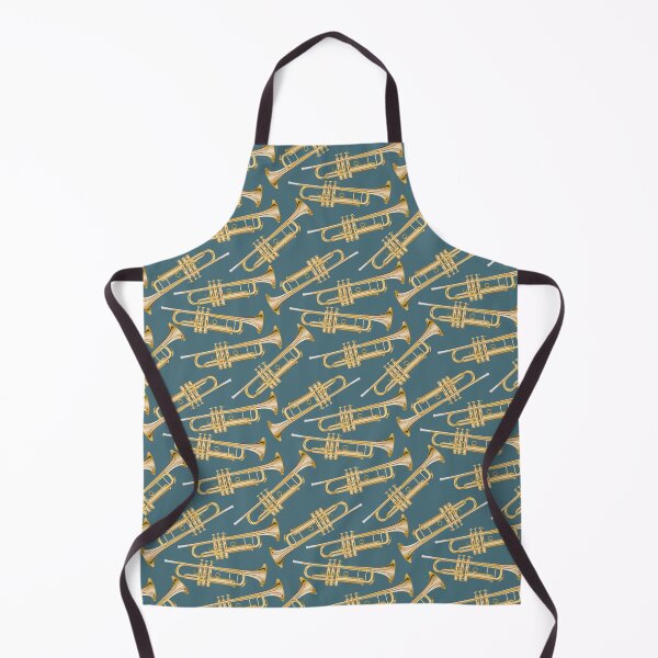 Item preview, trumpet on teal designed and sold by kobyakov.