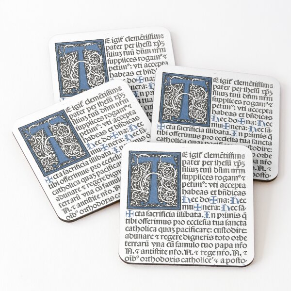 Item preview, 1496 Augsburg Missal Page | Illuminated Gothic Manuscript | Medieval Blue Initial Letter | Restored Incunabulum Print designed and sold by MariBondArt.