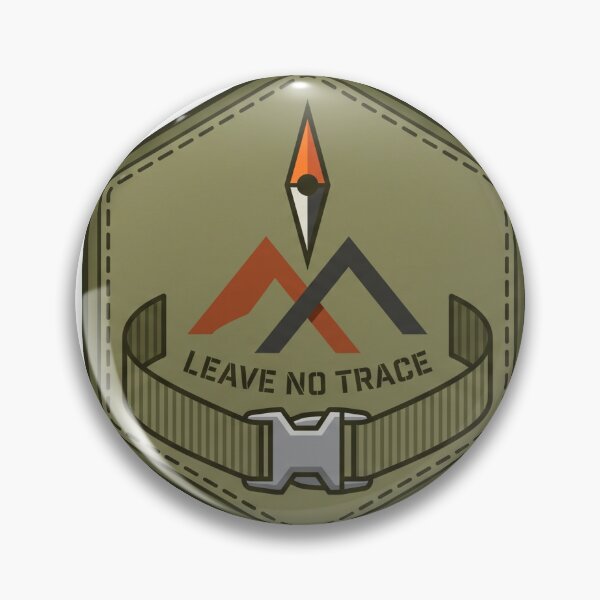 Item preview, Leave No Trace Technical Patch Outdoor Badge Art designed and sold by Ninjacatoff.