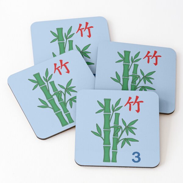 Item preview, MAHJONG TILES, BAMBOO FLOWER TILE, GAME DAY, STRATEGY designed and sold by classic car craze.