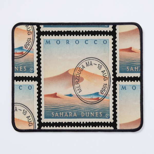 Item preview, Sahara Desert Merzouga Morocco Dune Crest Stamp Sticker designed and sold by stickercuffs.