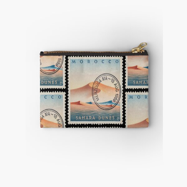 Item preview, Sahara Desert Merzouga Morocco Dune Crest Stamp Sticker designed and sold by stickercuffs.