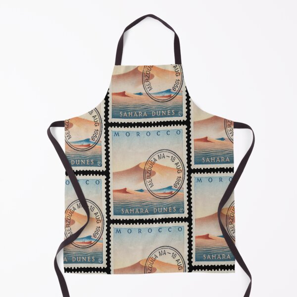 Item preview, Sahara Desert Merzouga Morocco Dune Crest Stamp Sticker designed and sold by stickercuffs.