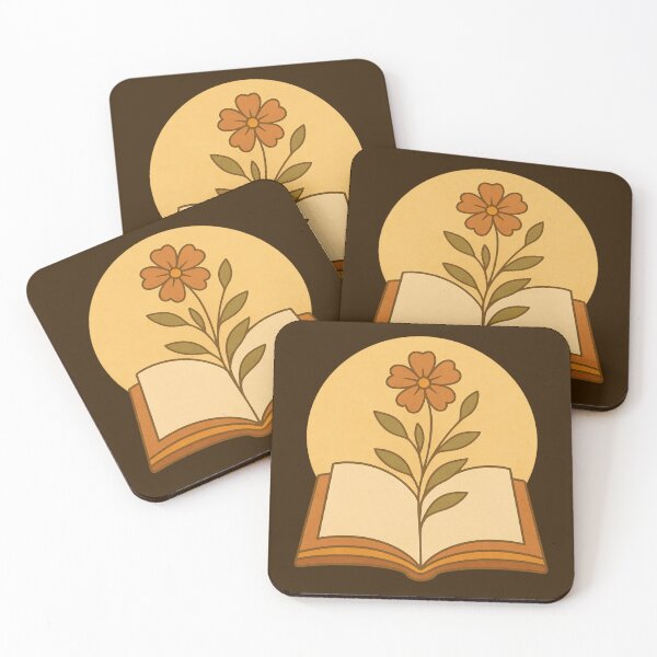 Item preview, Warm Autumn Bloom – Cozy Book & Floral Design designed and sold by D-Islamic.
