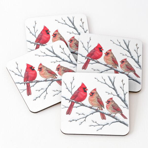 Item preview, Winter Cardinals designed and sold by WJ Cozy Creations.