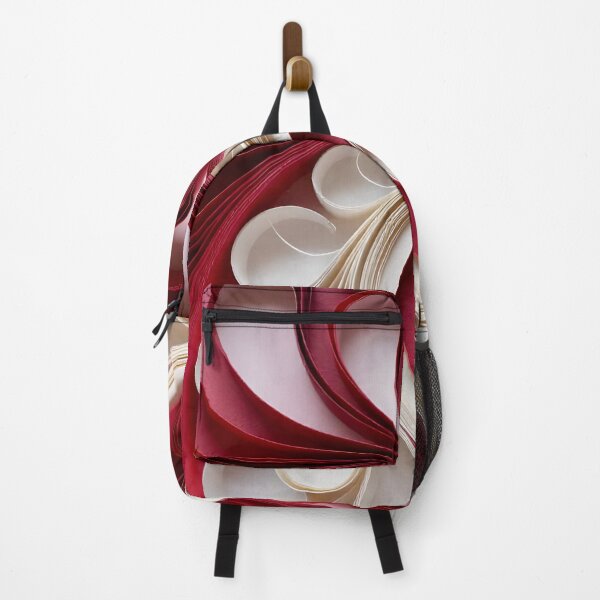 Item preview, Intricate Red and Cream Swirl designed and sold by Vicky Brago-Mitchell®.
