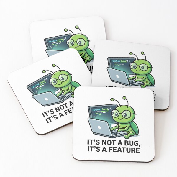 Item preview, Its Not A Bug Its A Feature Funny Programmer T-Shirt designed and sold by fowzi shokri.