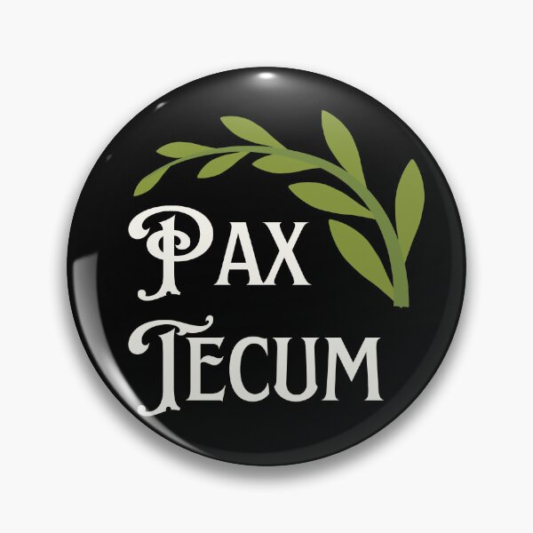 Item preview, Peace Be With You Pax Tecum Catholic Latin Mass Greeting designed and sold by MaryKunzGoldman.