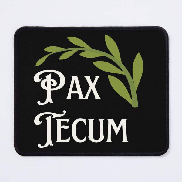 Item preview, Peace Be With You Pax Tecum Catholic Latin Mass Greeting designed and sold by MaryKunzGoldman.