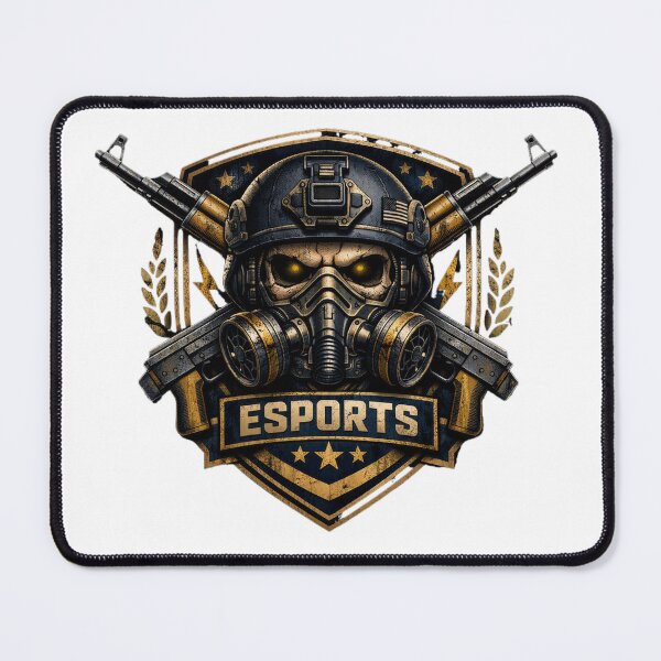 Item preview, Esports Gaming T-Shirt - Tactical Skull Soldier Graphic Tee designed and sold by Kreativio.