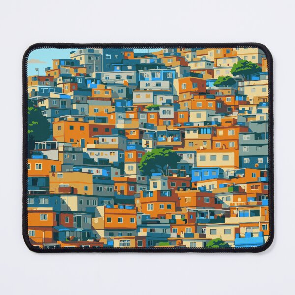 Item preview, Rio de Janeiro Favela Cityscape designed and sold by Design Atlas.