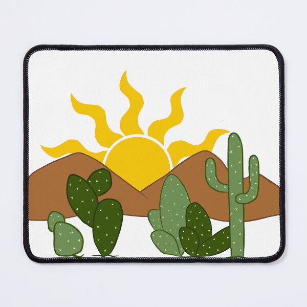 Item preview, Desert Cactus Landscape Illustration designed and sold by May23ELA.
