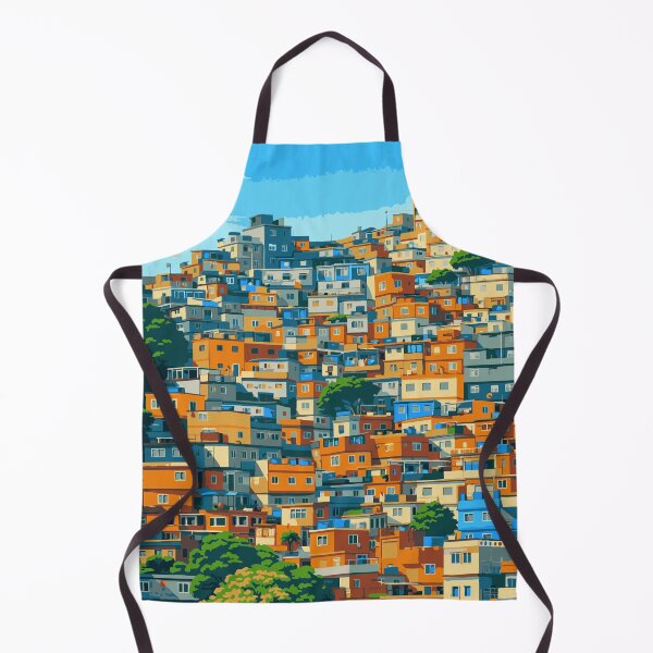 Item preview, Rio de Janeiro Favela Cityscape designed and sold by Design Atlas.