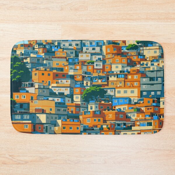 Item preview, Rio de Janeiro Favela Cityscape designed and sold by Design Atlas.