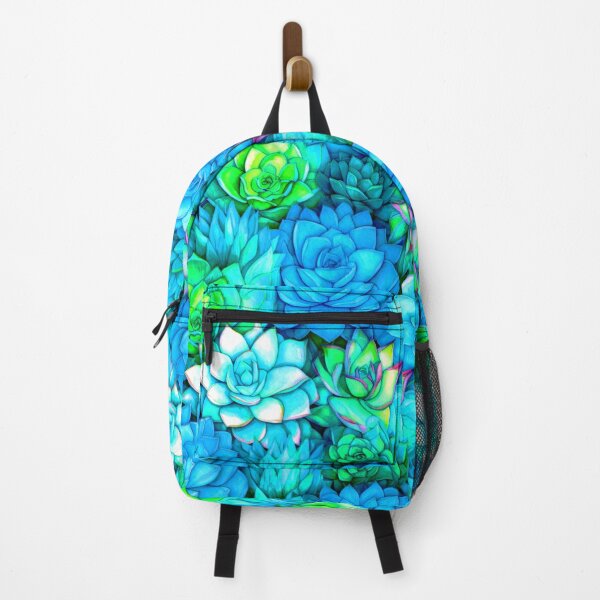 Item preview, Fantasy Cool Blue Succulent Garden With Green Accents   designed and sold by DEC02.