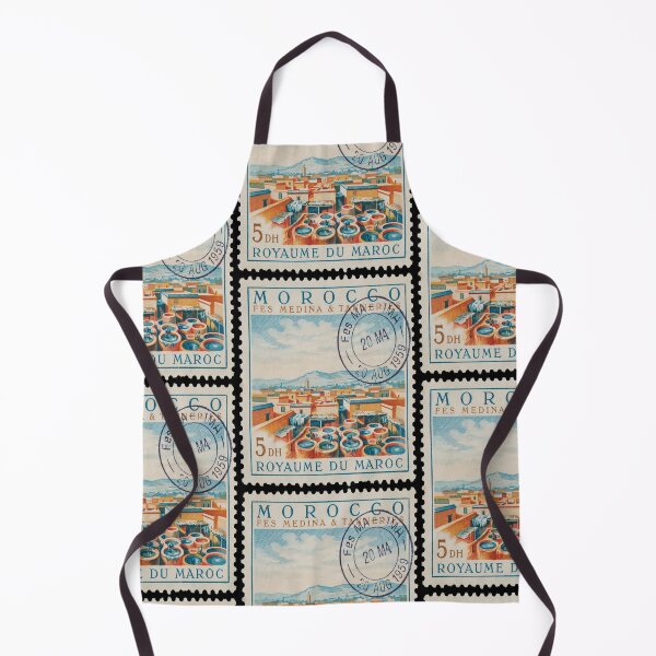 Item preview, Fes Medina Morocco Tanneries Old City Stamp Sticker designed and sold by stickercuffs.