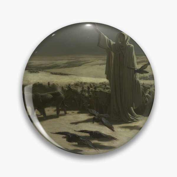 Item preview, Famine By John Charles Dollman 1904 Grim Reaper Wolves Art designed and sold by TeeARTHY.