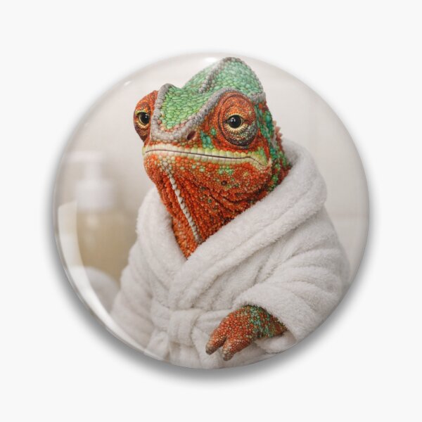 Item preview, Cozy Bathrobe Panther Chameleon designed and sold by Sillytoe.