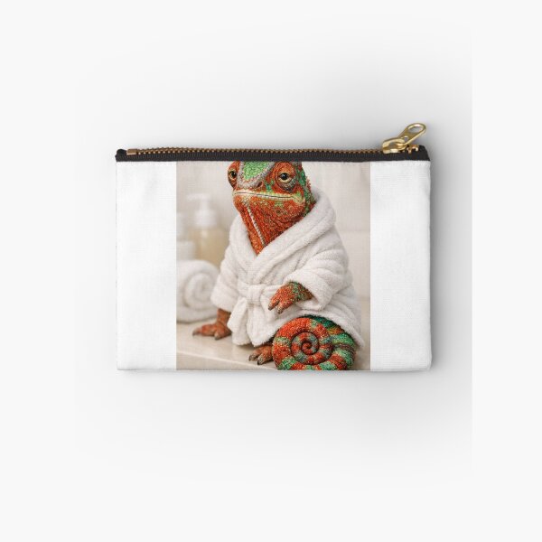 Item preview, Cozy Bathrobe Panther Chameleon designed and sold by Sillytoe.