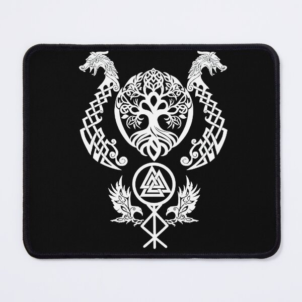 Item preview, Yggdrasil & Valknut | Nordic Tree Of Life Gifts For Vikings designed and sold by BrokenLabel.