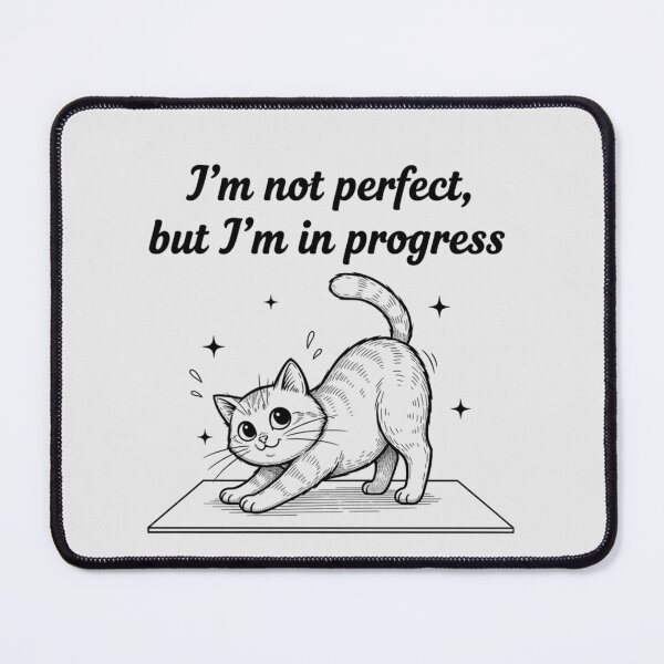Item preview, Downward Cat Yoga Pose: Feline Stretching and Mindfulness designed and sold by OlgaLuna_Designs.