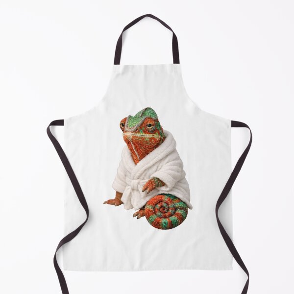 Item preview, Bathrobe Panther Chameleon designed and sold by Sillytoe.