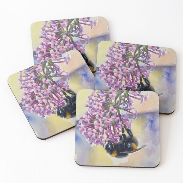 Item preview, Bumble Bee on Fower designed and sold by Pinkgnomie.
