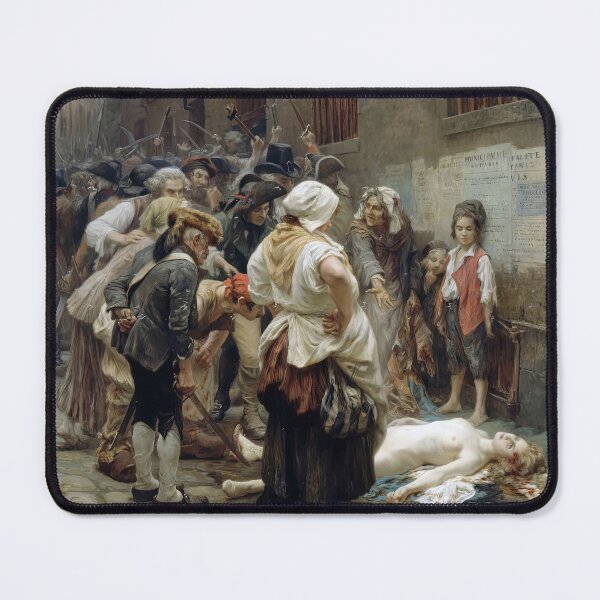 Item preview, Death Of The Princess De Lamballe French Revolution Painting designed and sold by TeeARTHY.