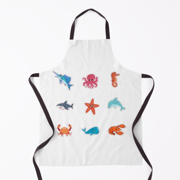 Item preview, Cute Sea Creatures Ocean Animal Set designed and sold by KAWAII STUDIO NB.