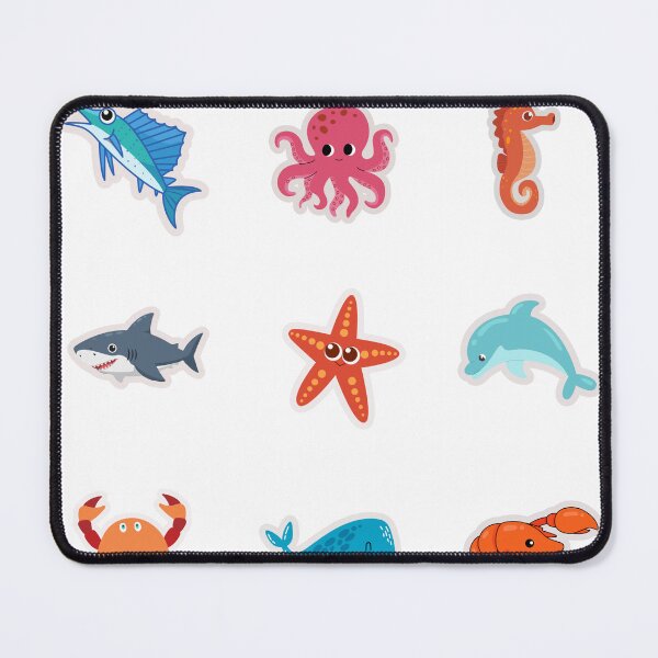 Item preview, Cute Sea Creatures Ocean Animal Set designed and sold by KAWAII STUDIO NB.